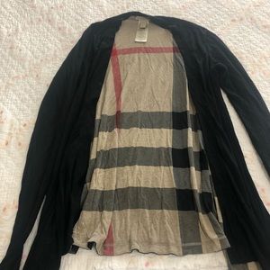 Burberry waterfall cardigan